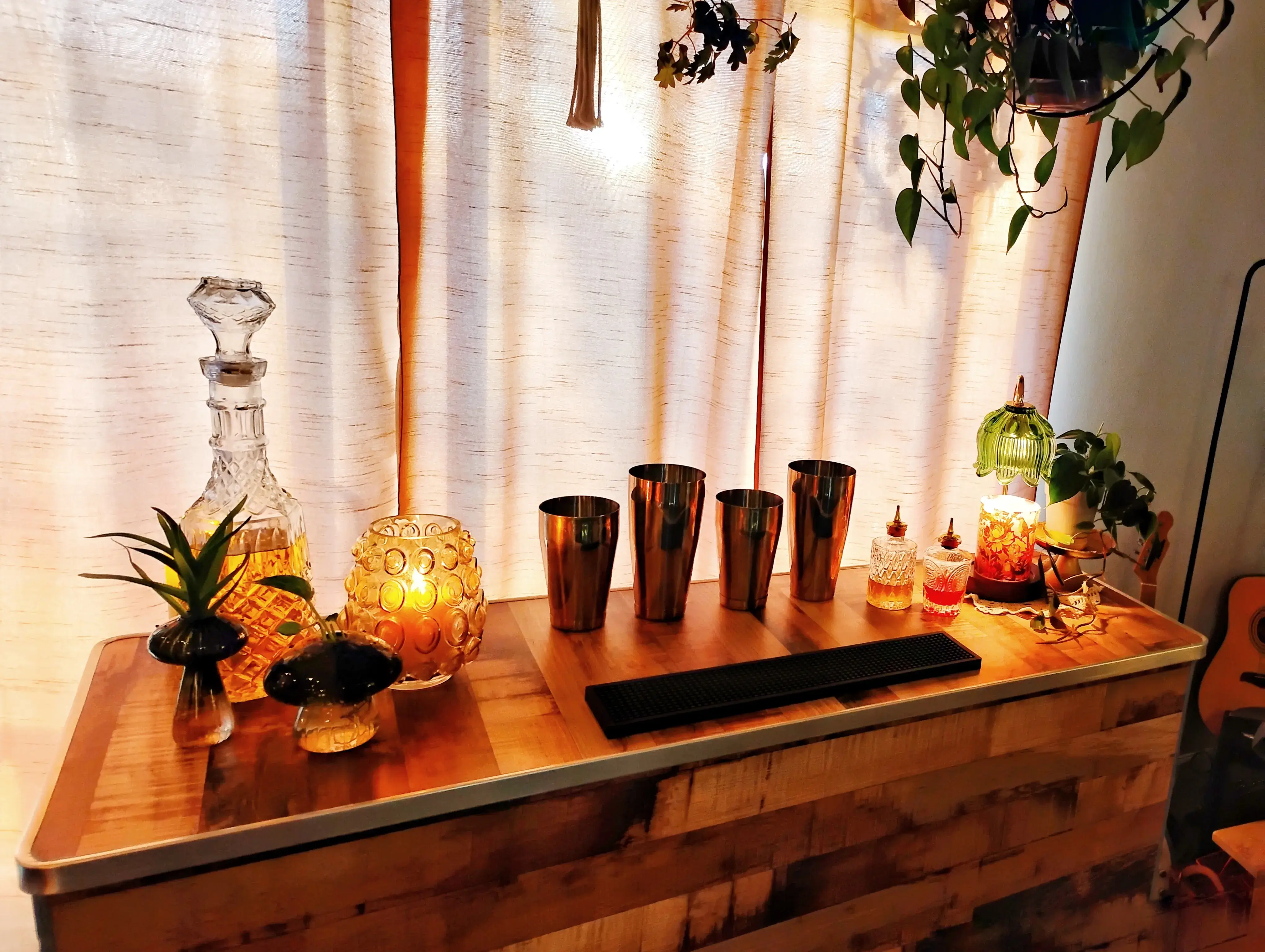 Mobile bar setup at a Spokane event